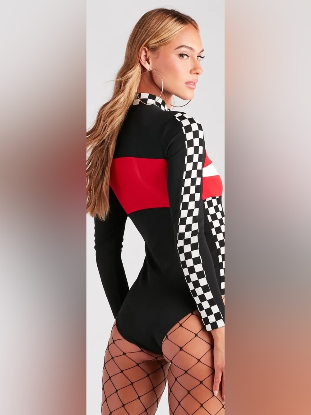 Halloween Race Car Driver Costume Women - Sexy Jumper NWT M